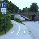 Radweg-Situation am Starnberger Weg