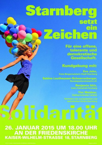Plakat Starnberg setzt Zeichen