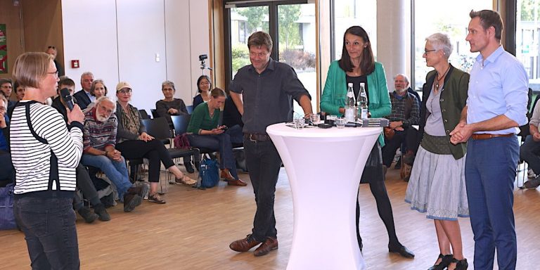 Rückblick: Besuch von Robert Habeck und Ludwig Hartmann in Gilching