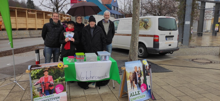 Rückblick auf Infostand „Verkehrswende“