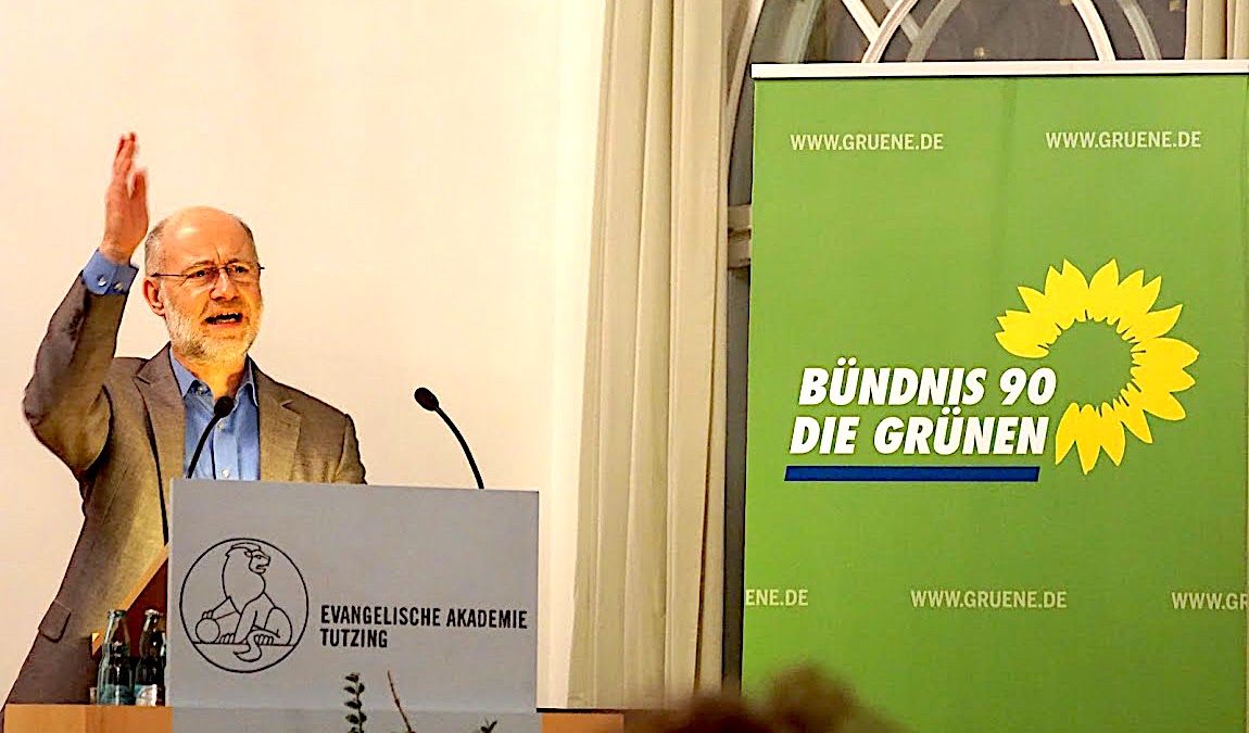 Prof. Harald Lesch spricht auf dem Neujahrsempfang der Starnberger Kreis-Grünen