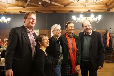 Gruppenbild vom politischen Aschermittwoch der Grünen in Wörthsee
