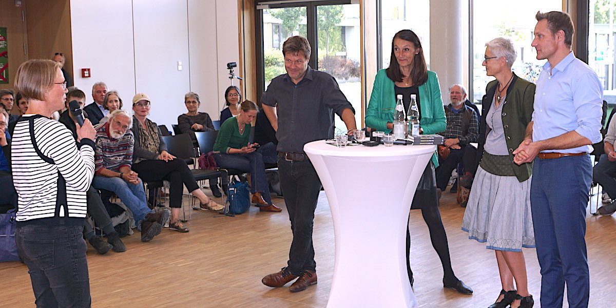 Habeck und Hartmann in Gilching (Foto: M.Pilgram)