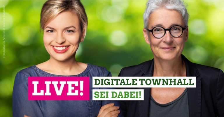 Online-Event: Martina Neubauer und Katharina Schulze in „digitaler Townhall“
