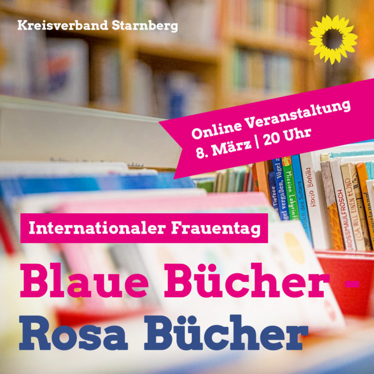 Internationaler Frauentag – blaue Bücher, rosa Bücher…
