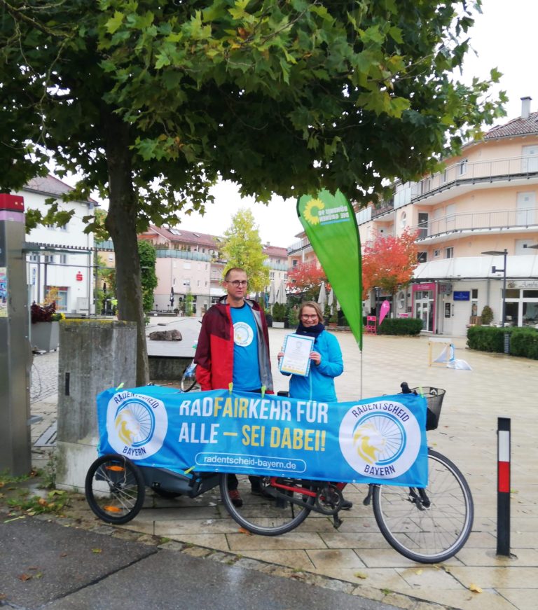 Unterschriftensammlung für „Radentscheid Bayern“ am 1.10.