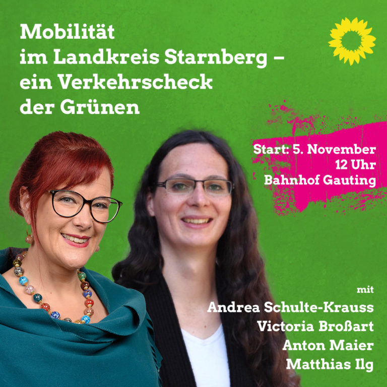 Radtour nach Weßling zum ÖPNV-Check-Infostand – Treff Gilching-Argelsried Sa, 5.11./13.15 Uhr