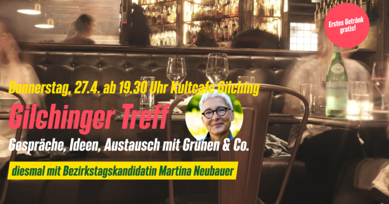 „Gilchinger Treff“ im April – zu Gast: Bezirkstagskandidatin Martina Neubauer