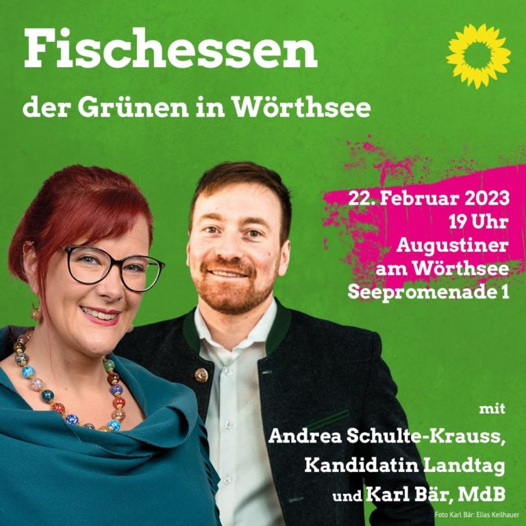 Fischessen der Grünen in Wörthsee am 22.2.2023