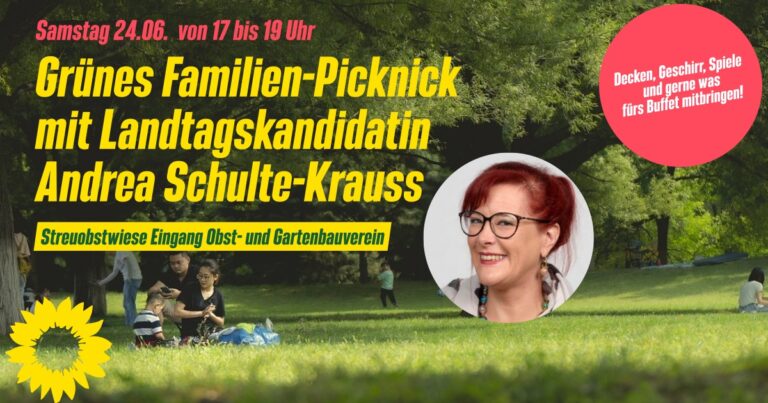 „Grünes Familien-Picknick“ Gilching am Samstag 24.6.2023
