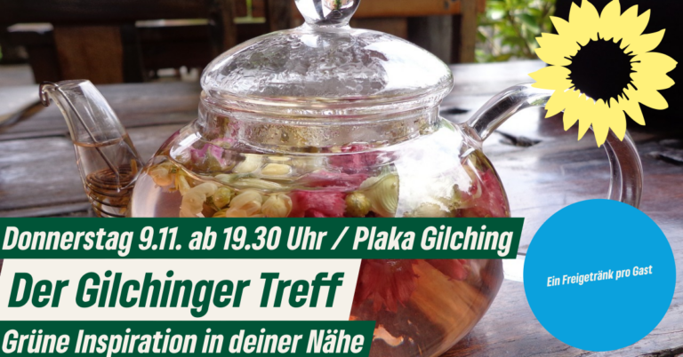 Gilchinger Treff am Donnerstag den 9. November ab 19.30 Uhr (Restaurant Plaka am Markt)