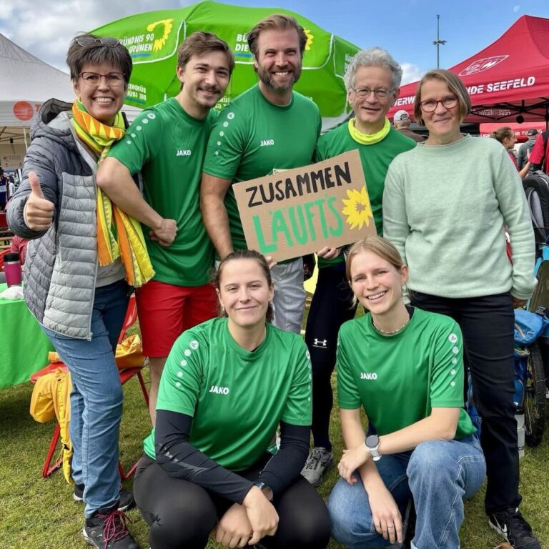 Team „Grün läuft“ aktiv beim Landkreislauf